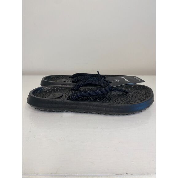 Allbirds Sugar Zeffer Black Flip Flop Sandals Womens 6 NWT - Picture 2 of 5